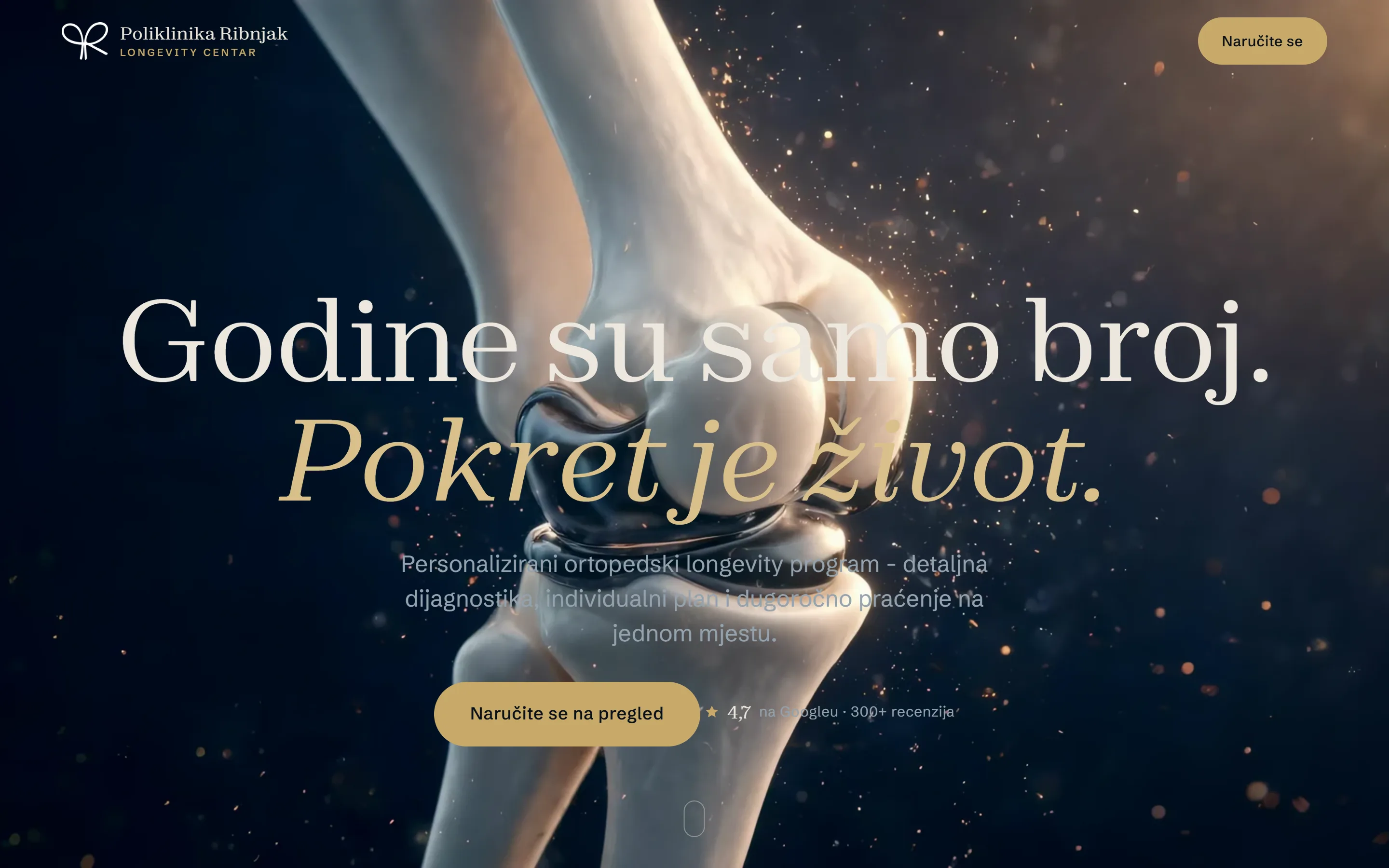 Naslovnica stranice Ribnjak Longevity